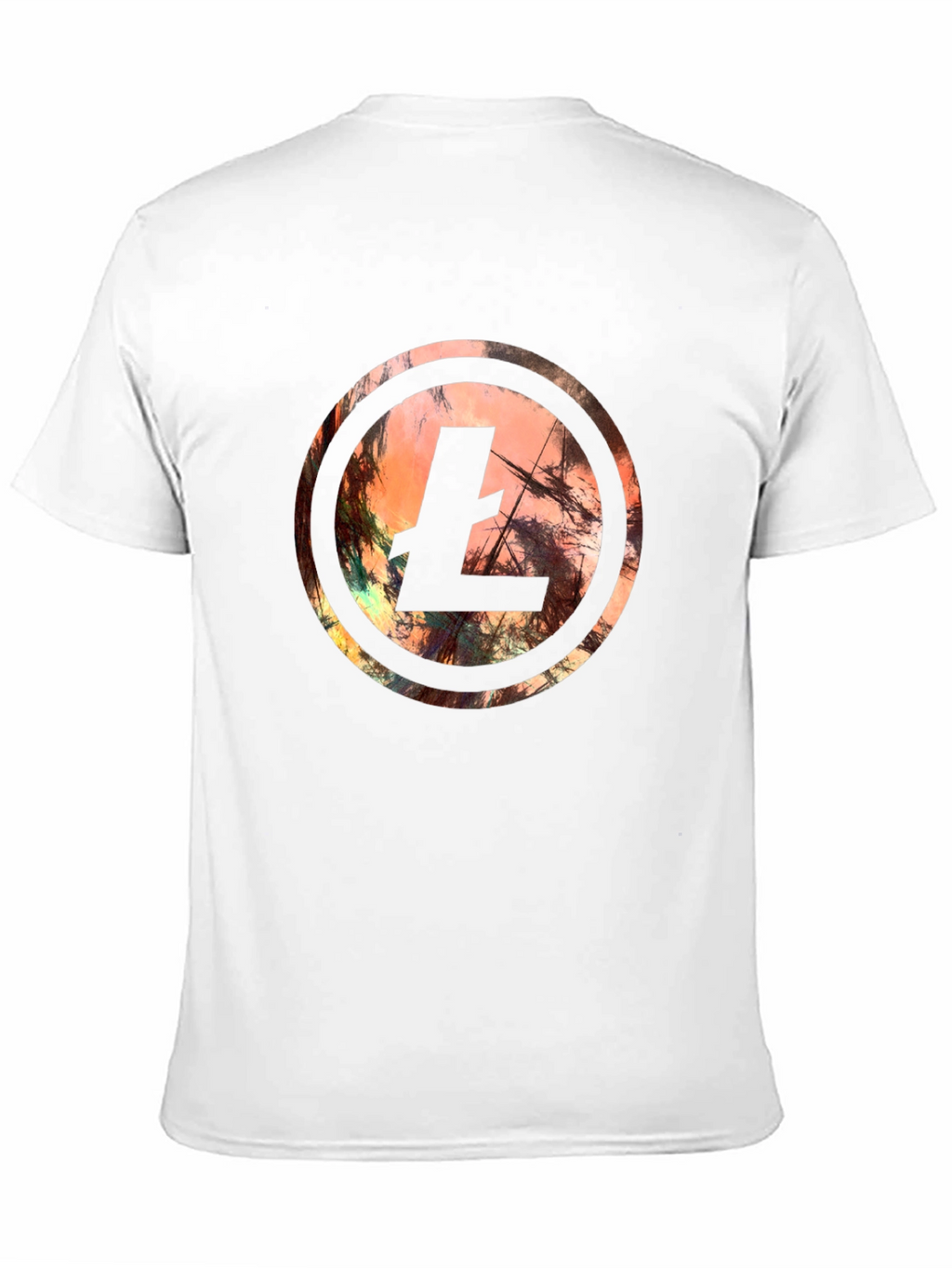Abstract Litecoin Symbol Graphic Tee