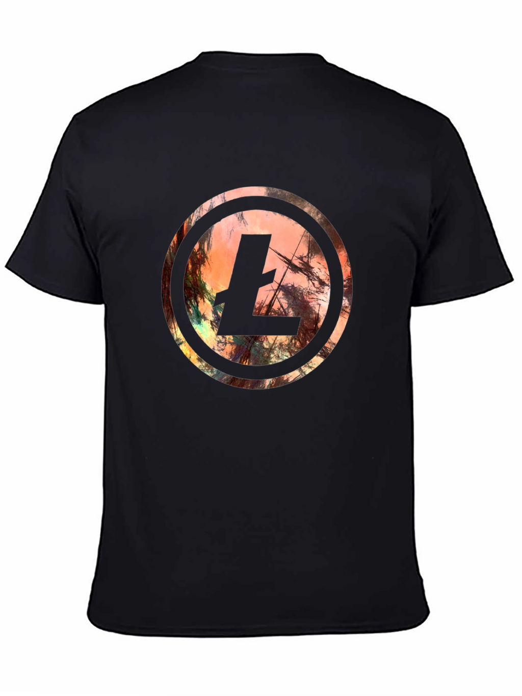Abstract Litecoin Symbol Graphic Tee