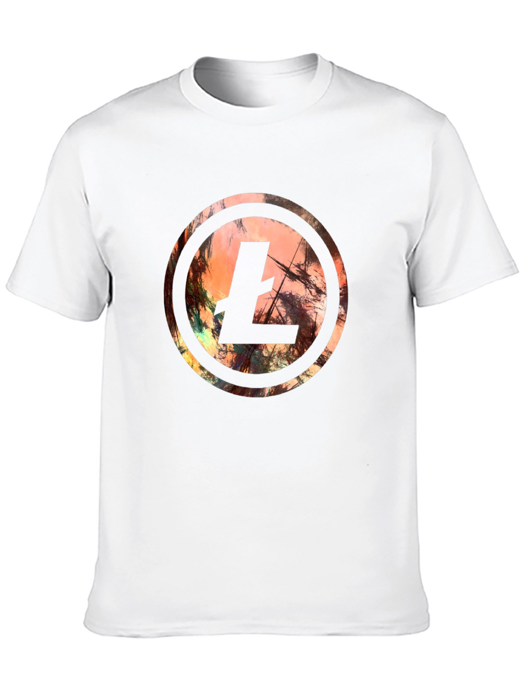 Abstract Litecoin Symbol Graphic Tee