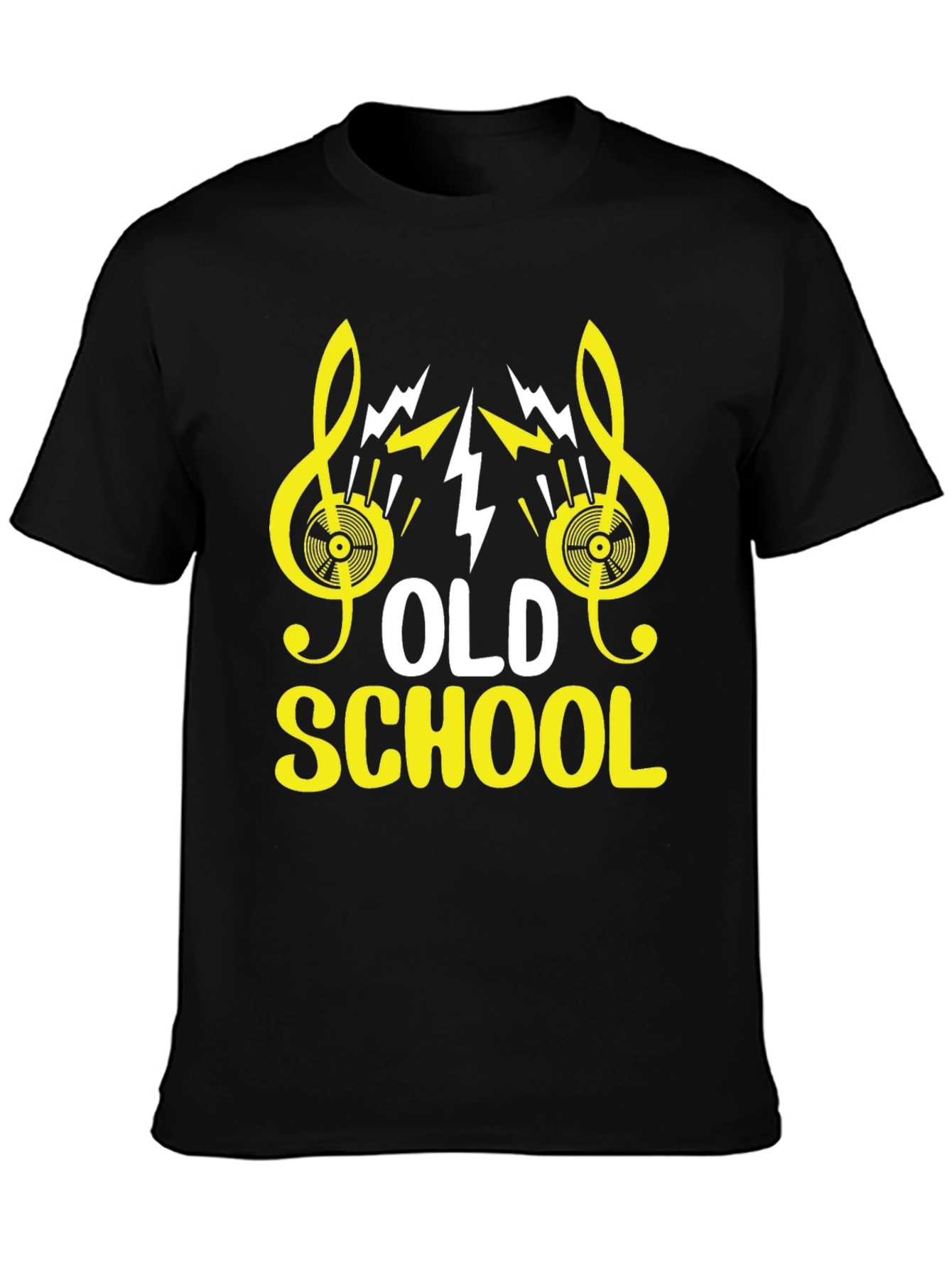 Old School Music Graphic Tee