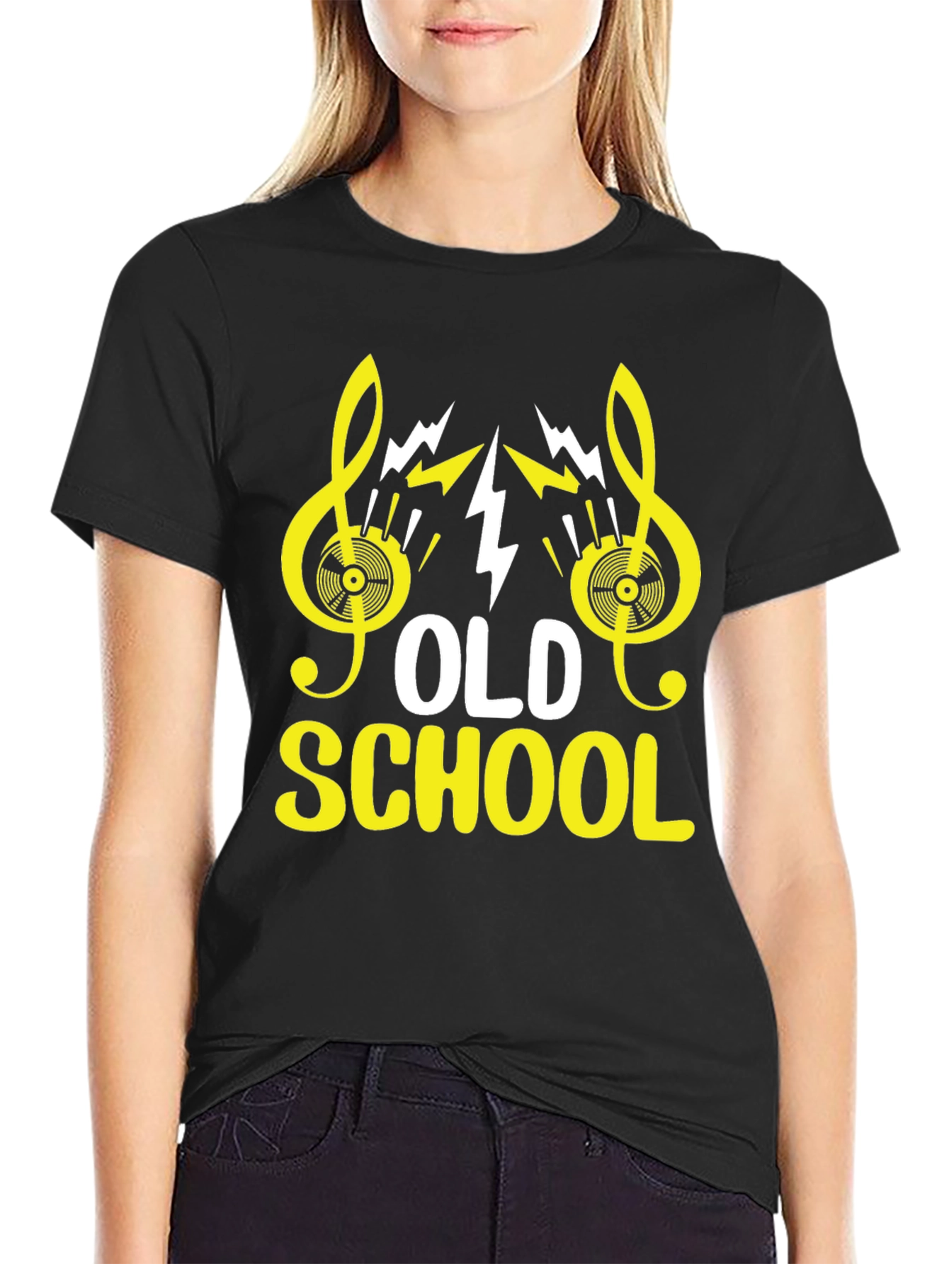 Old School Music Graphic Tee