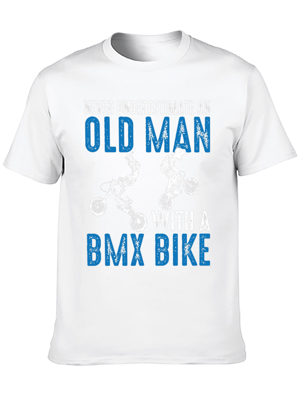 Funny Old Man BMX Bike T-Shirt