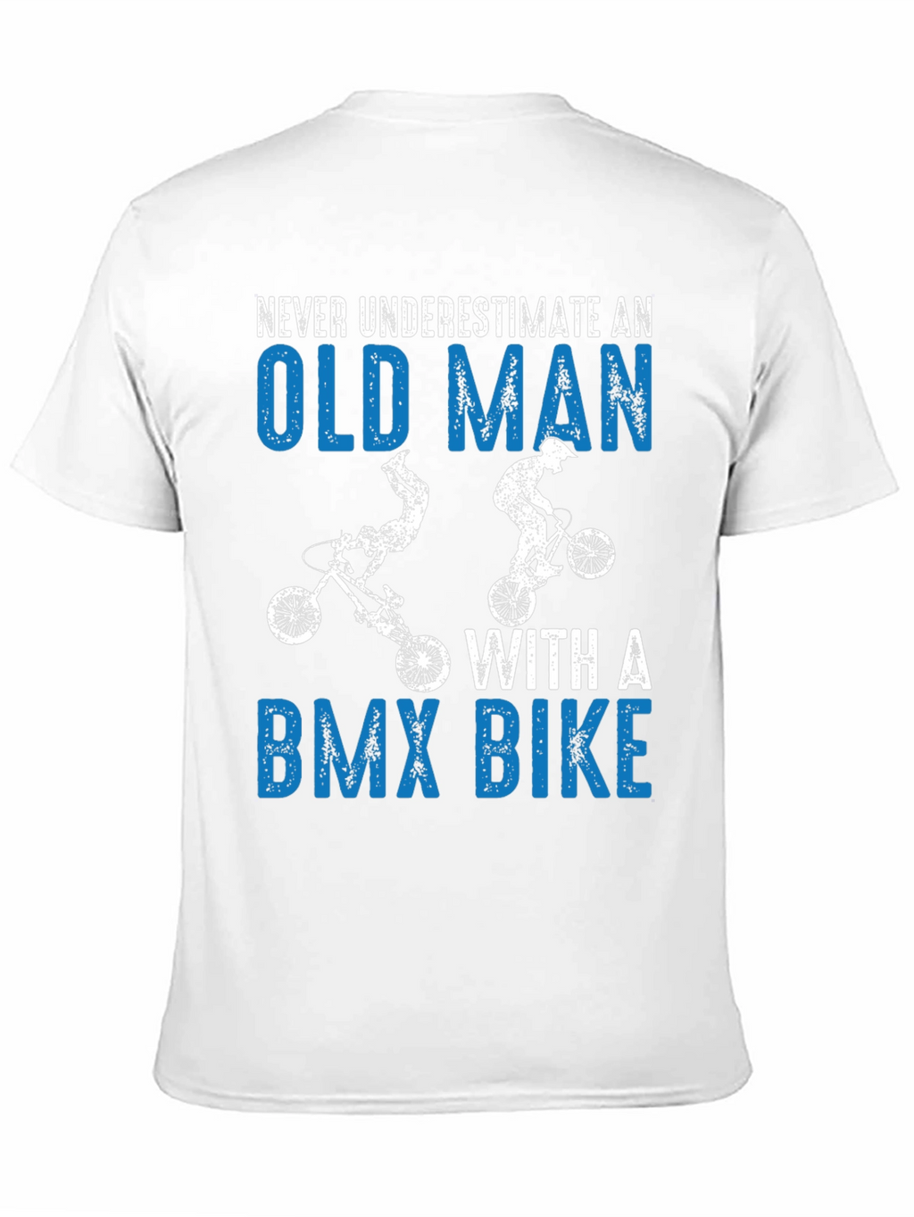 Funny Old Man BMX Bike T-Shirt