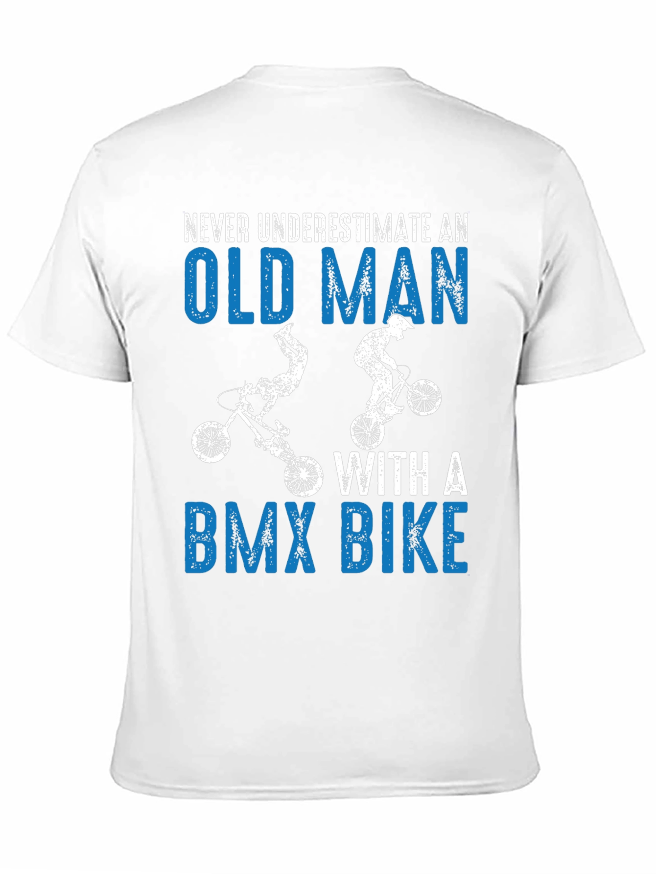Funny Old Man BMX Bike T-Shirt