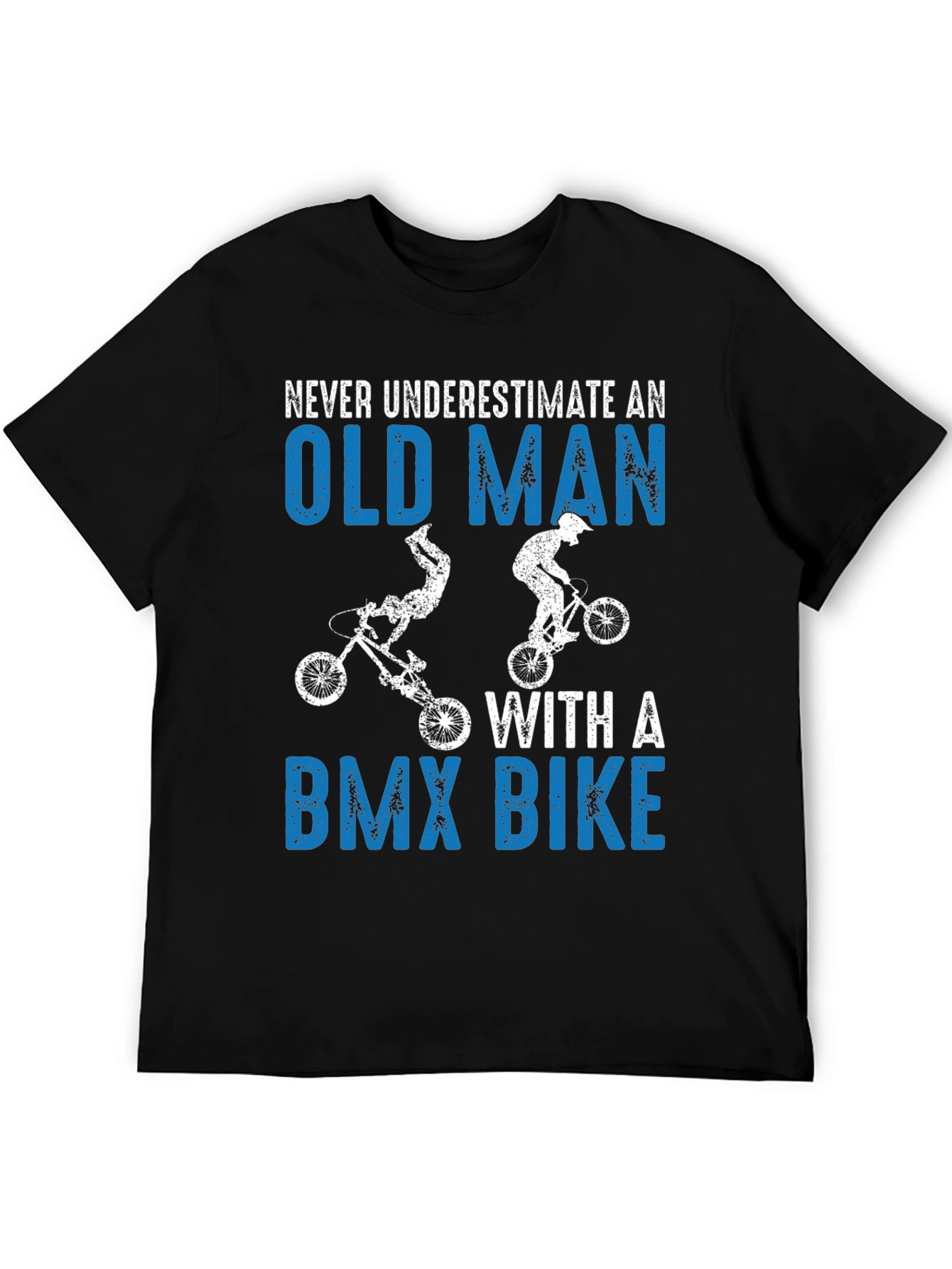 Funny Old Man BMX Bike T-Shirt
