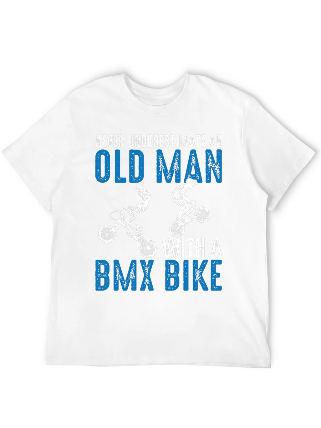 Funny Old Man BMX Bike T-Shirt