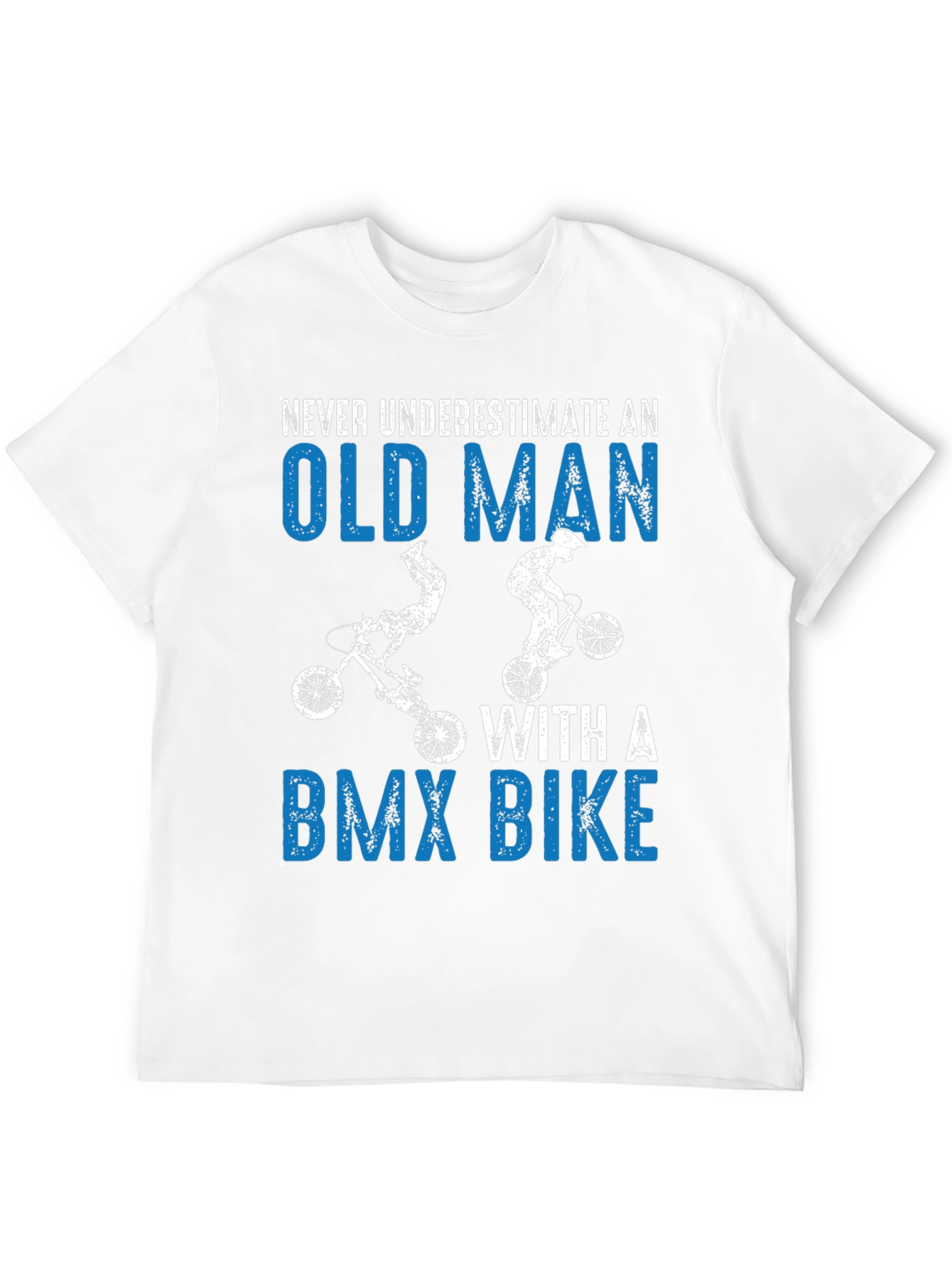Funny Old Man BMX Bike T-Shirt
