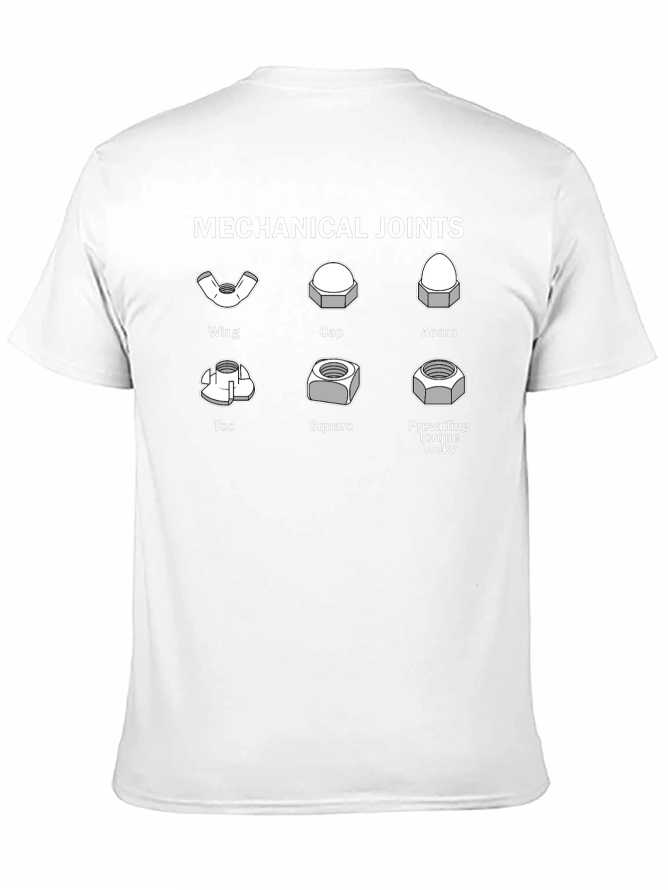 Mechanical Joints Graphic Tee - Engineer Humor T-Shirt