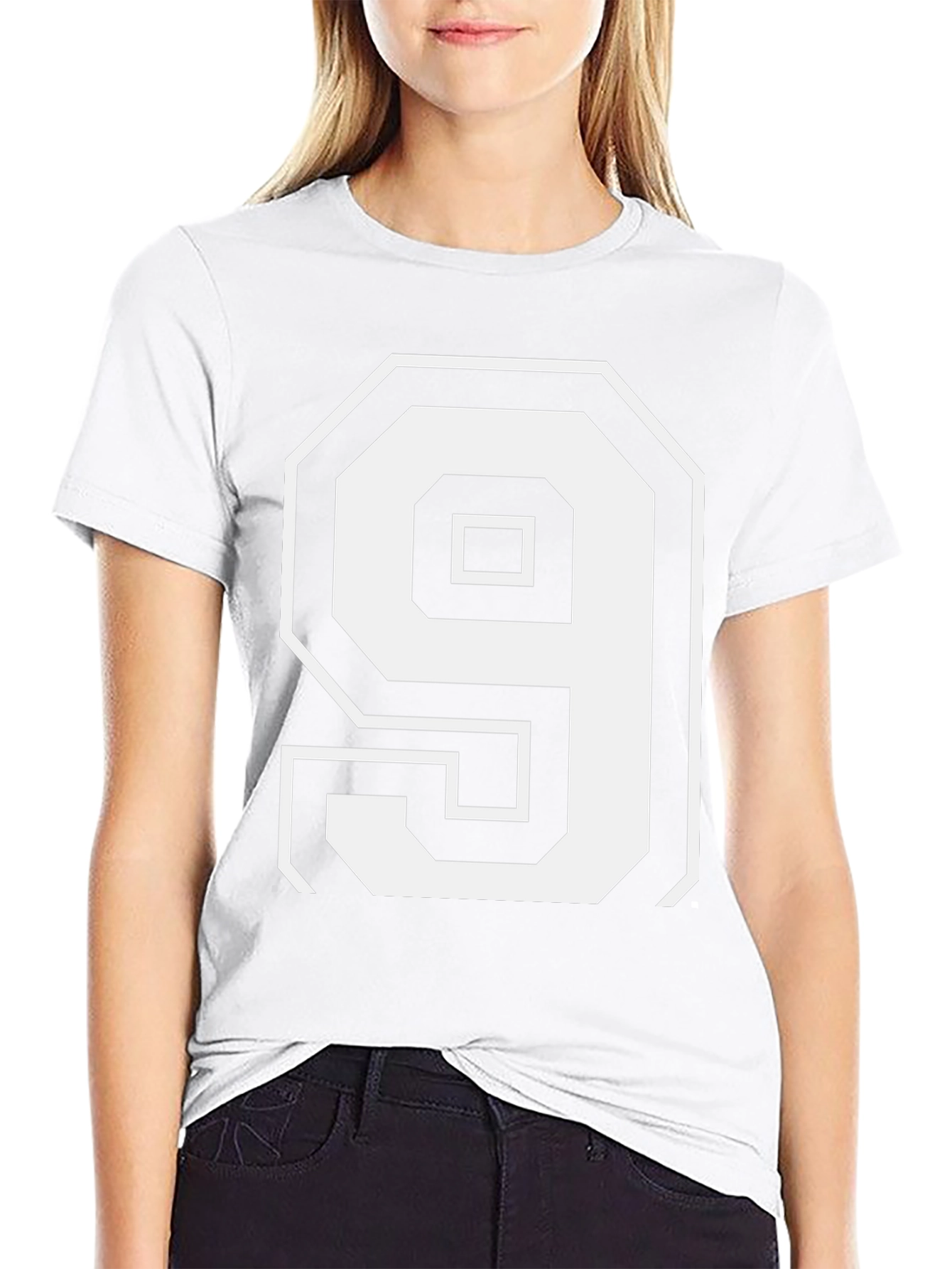 Number 9 Graphic T-Shirt - Classic Style