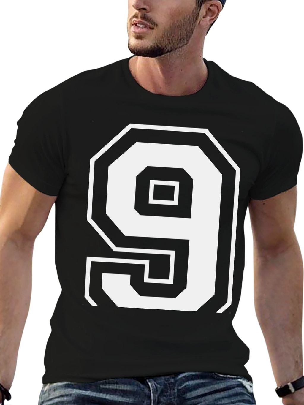 Number 9 Graphic T-Shirt - Classic Style