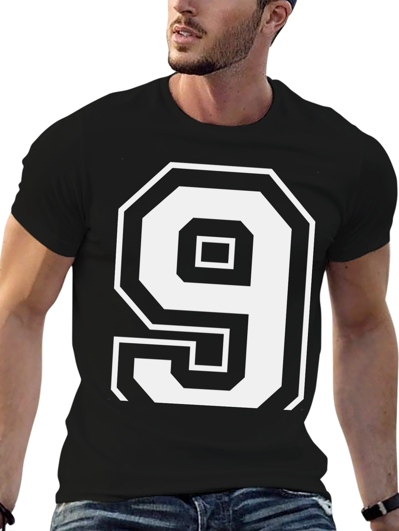 Number 9 Graphic T-Shirt - Classic Style
