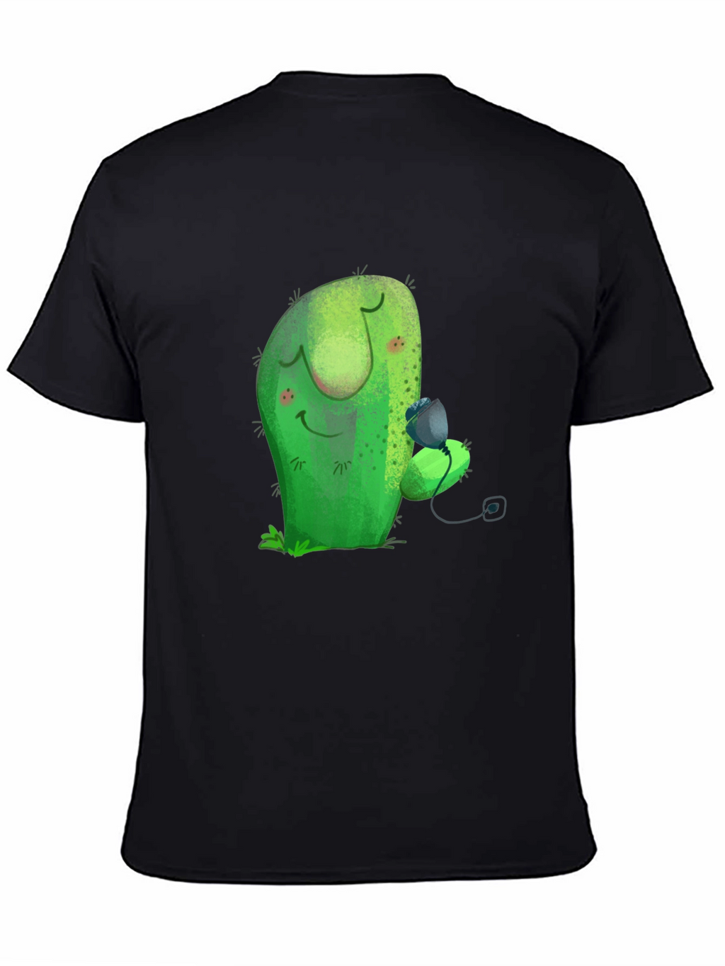 Cute Cactus Hugging Fruit Graphic Tee