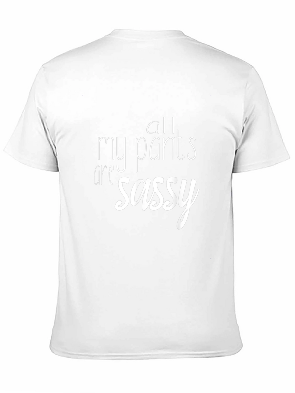 Sassy Pants Graphic Tee - Mens Black T-Shirt
