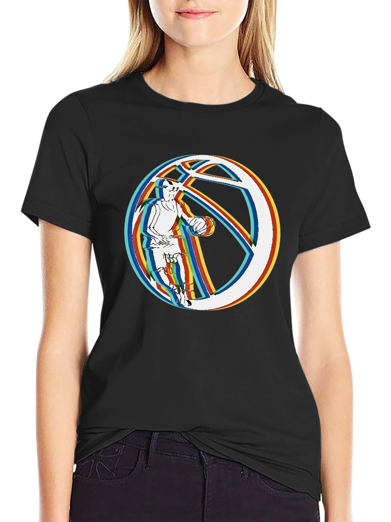 Basketball Player Graphic T-Shirt