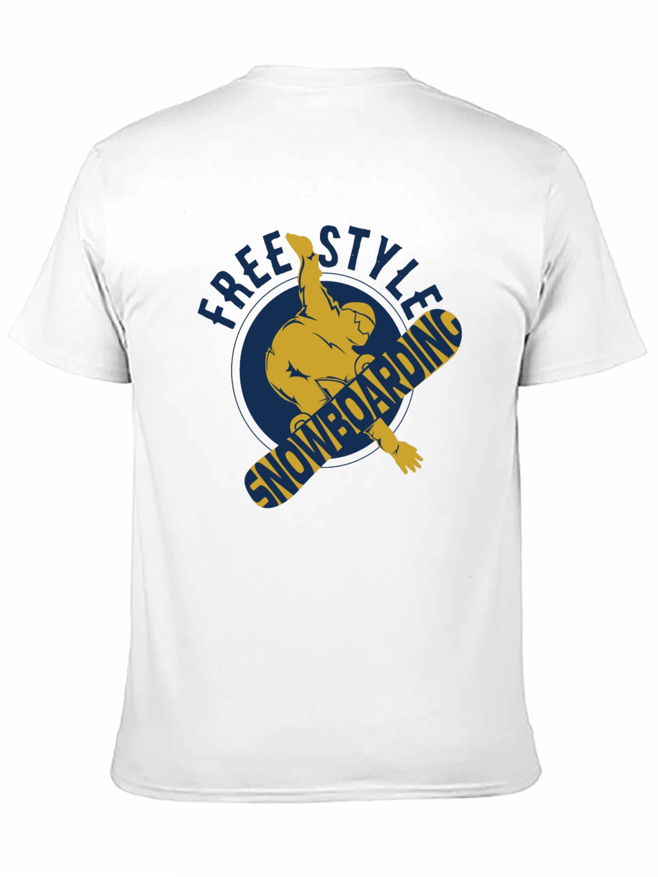 Freestyle Snowboarding Graphic T-Shirt - Black