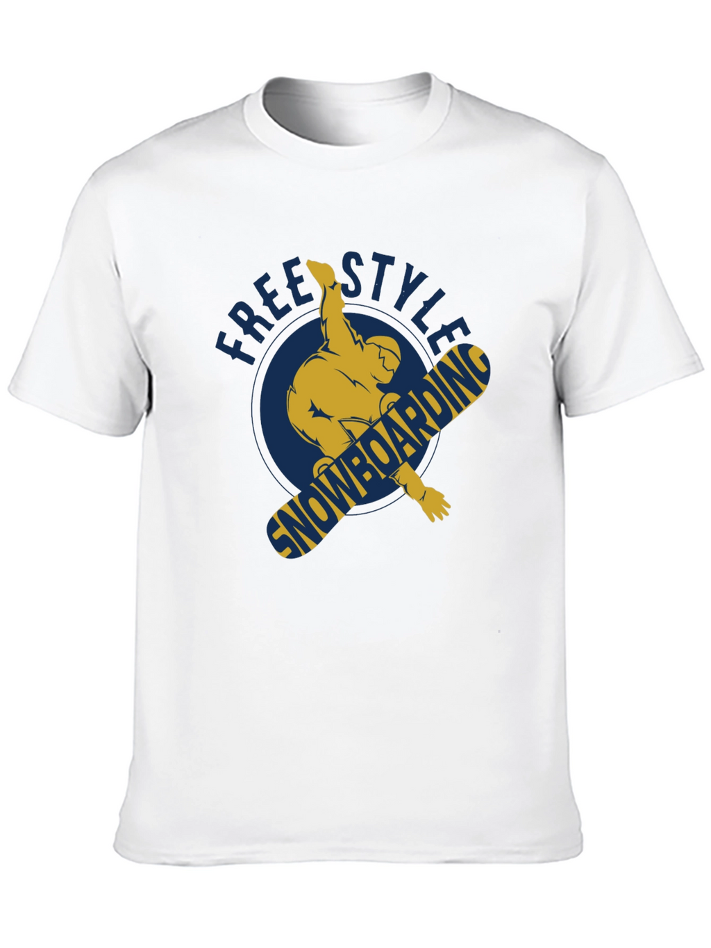 Freestyle Snowboarding Graphic T-Shirt - Black