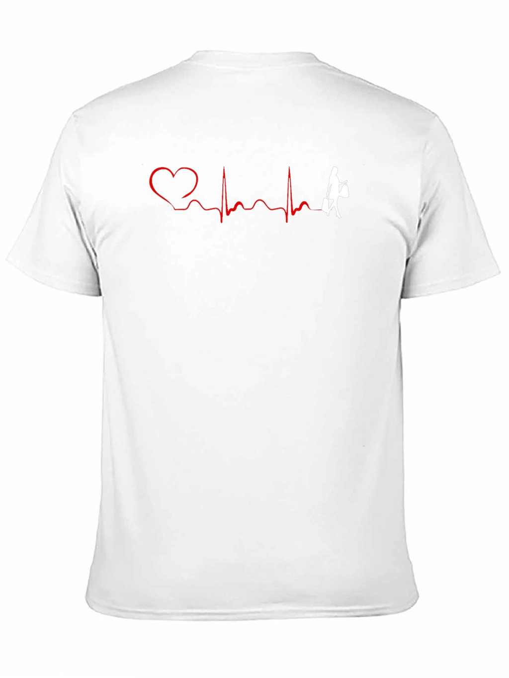 Heartbeat Shopping T-Shirt - Fun Graphic Tee
