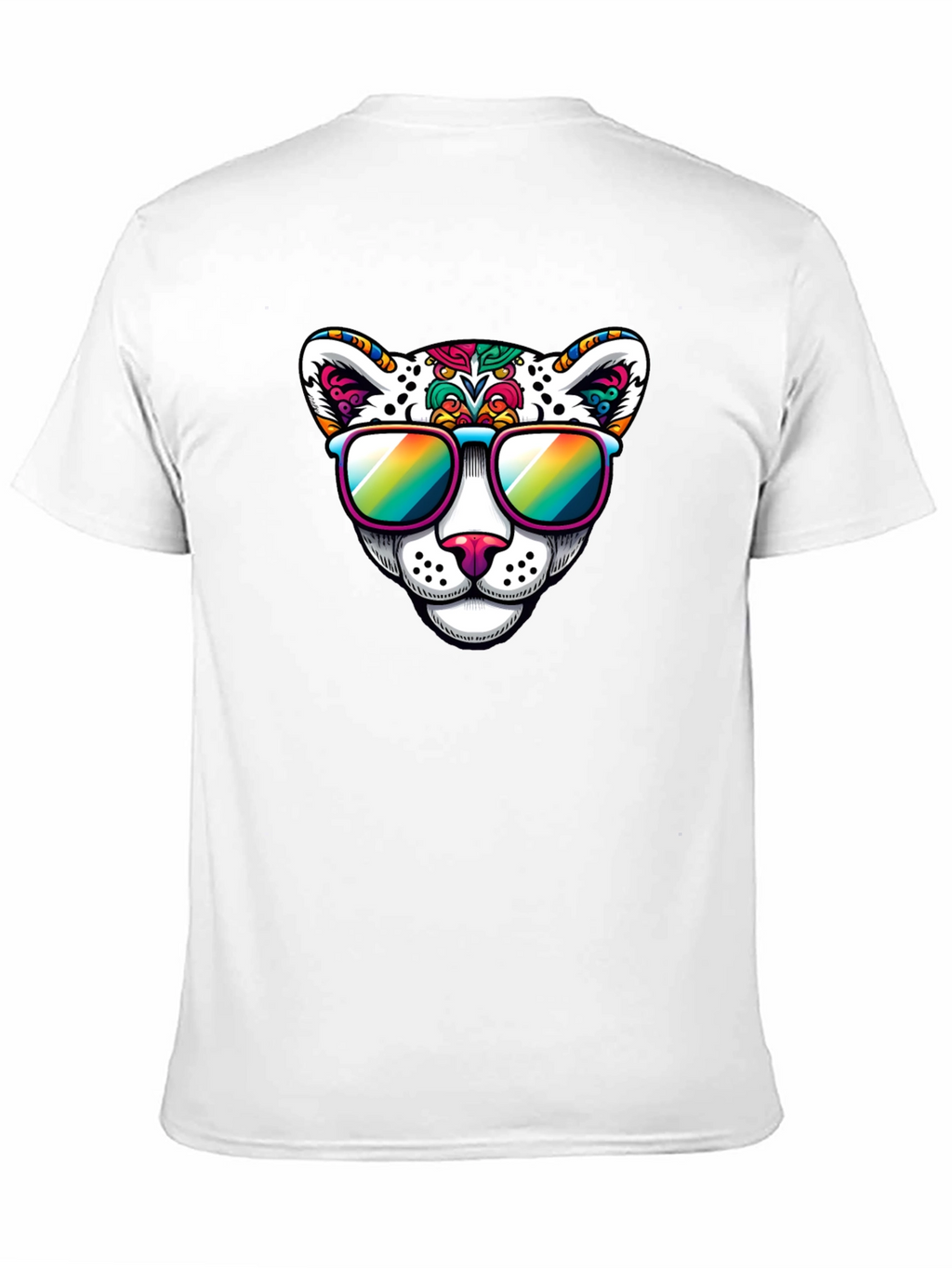 Cool Cat Graphic Tee - Black Cotton Blend