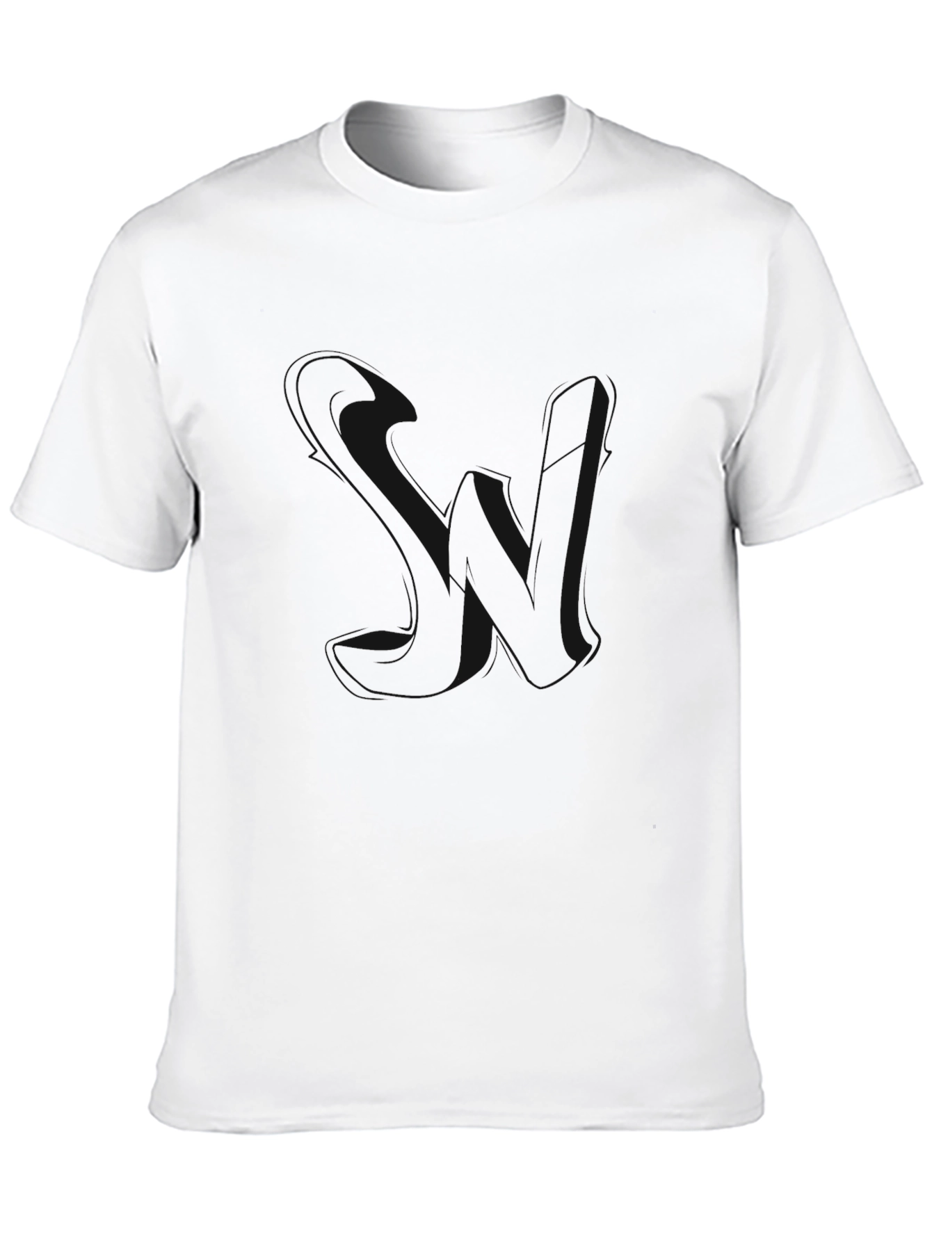 Plain Black Short Sleeve T-Shirt