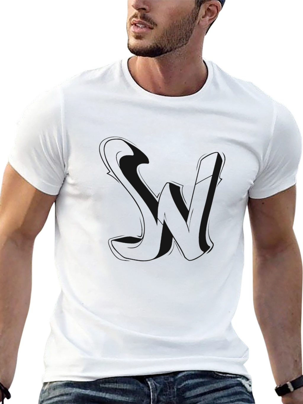 Plain Black Short Sleeve T-Shirt