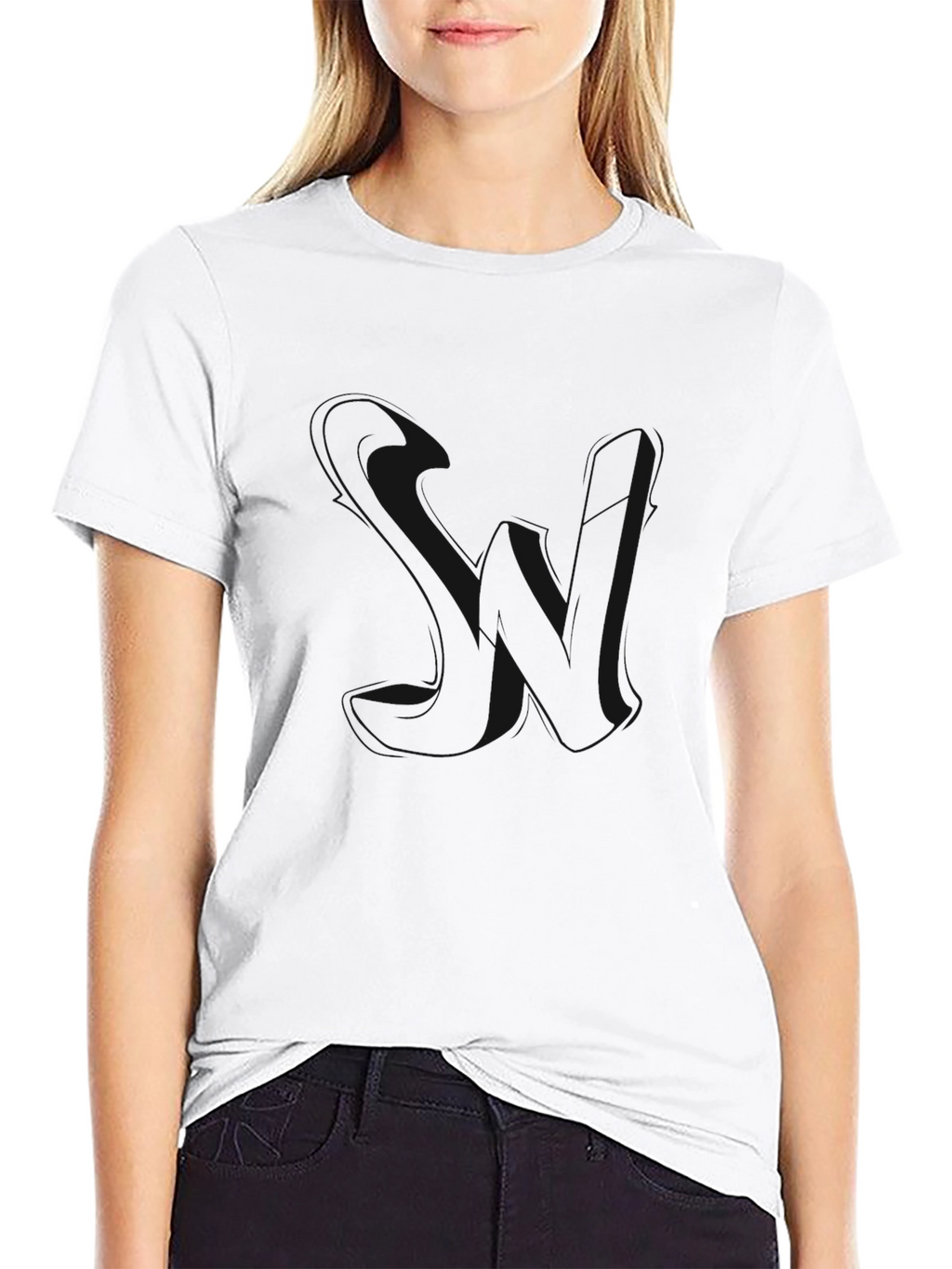 Plain Black Short Sleeve T-Shirt