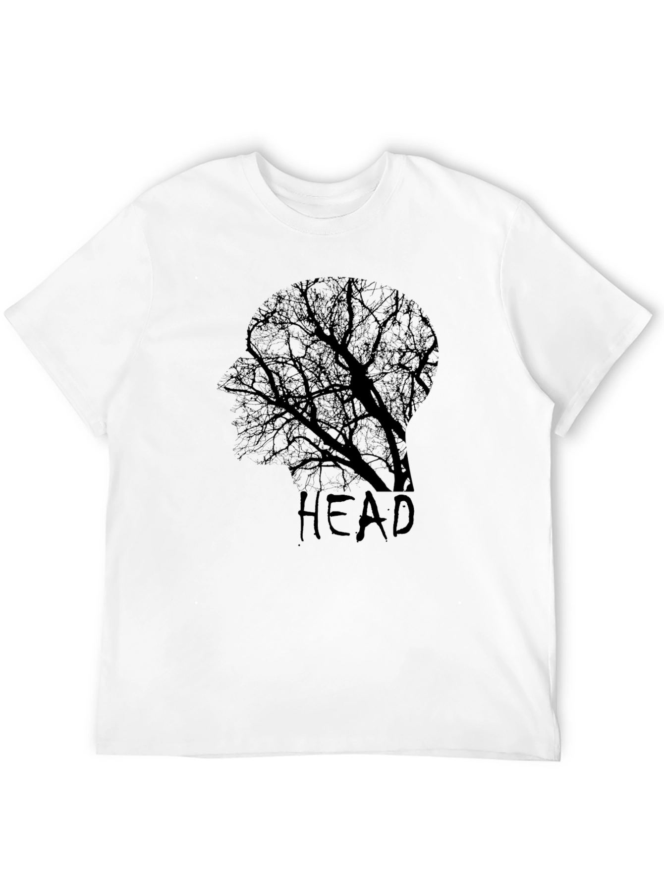 Head Tree Graphic Tee - Black