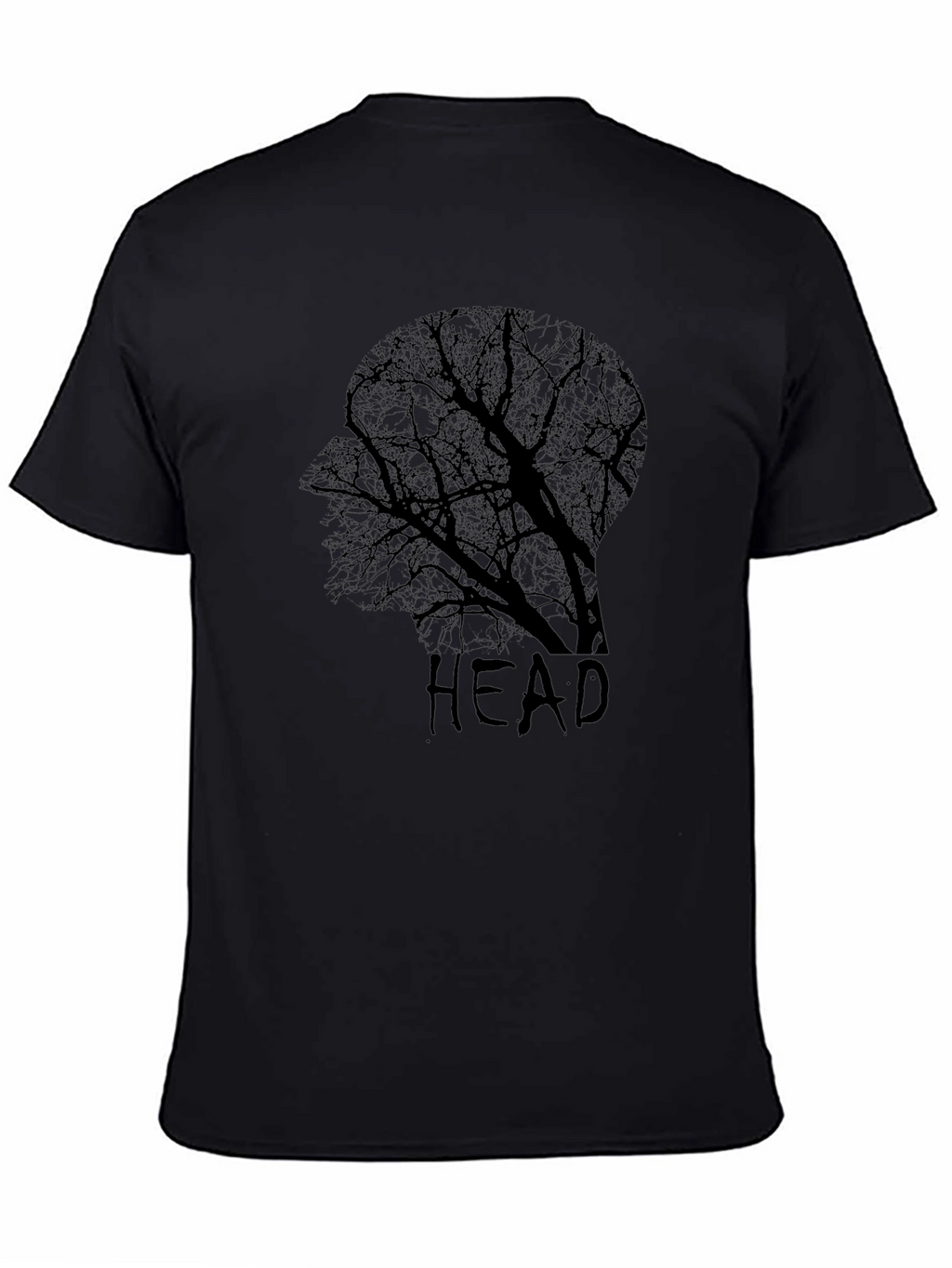 Head Tree Graphic Tee - Black