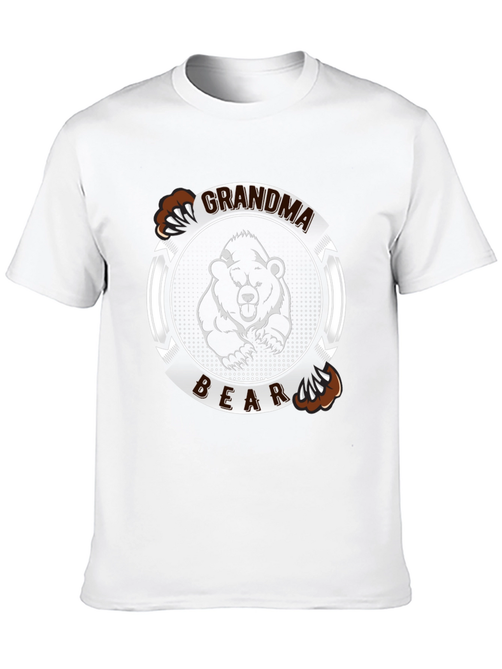 Grandma Bear Graphic Tee - Black