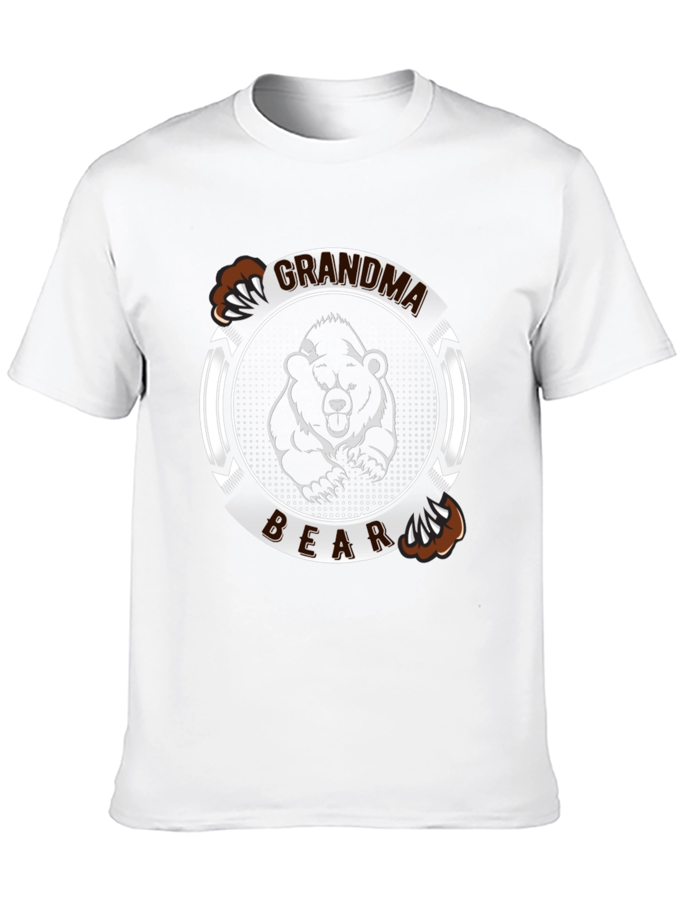 Grandma Bear Graphic Tee - Black