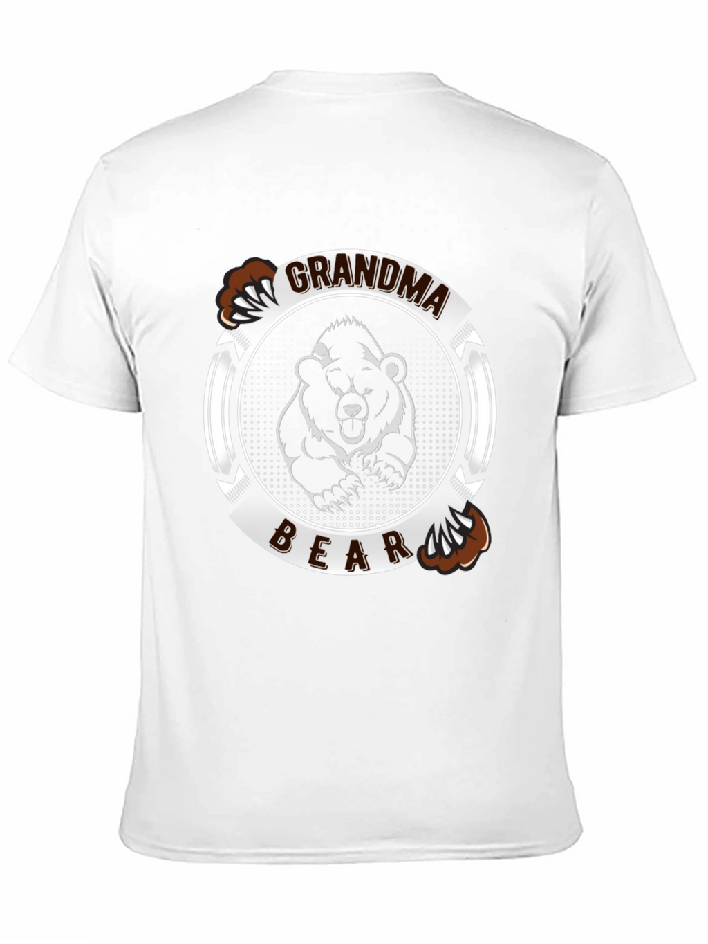 Grandma Bear Graphic Tee - Black