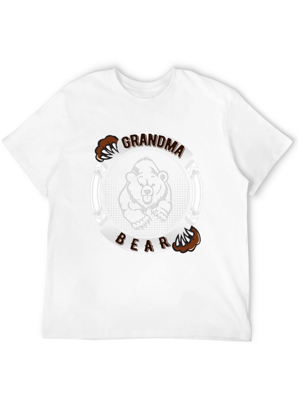 Grandma Bear Graphic Tee - Black