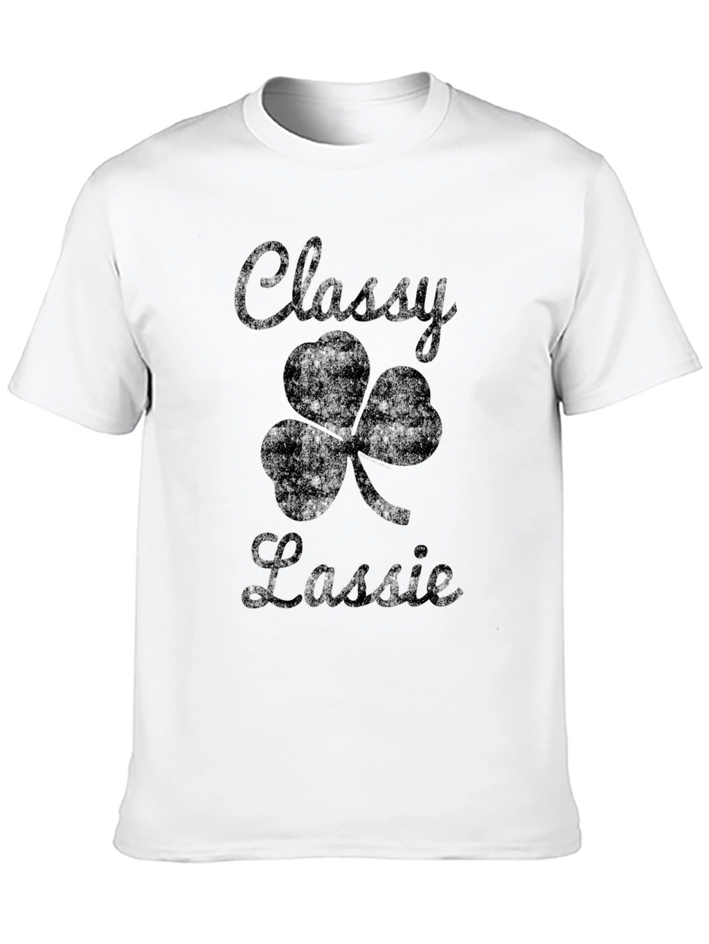 Classy Lassie Shamrock Graphic T-Shirt