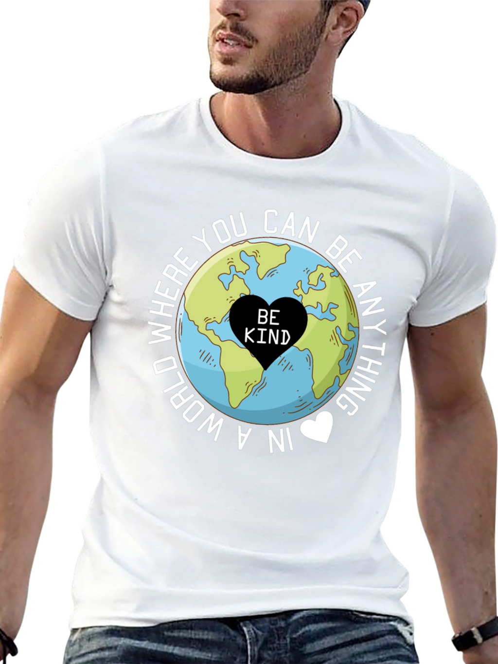 Be Kind Earth Graphic T-Shirt