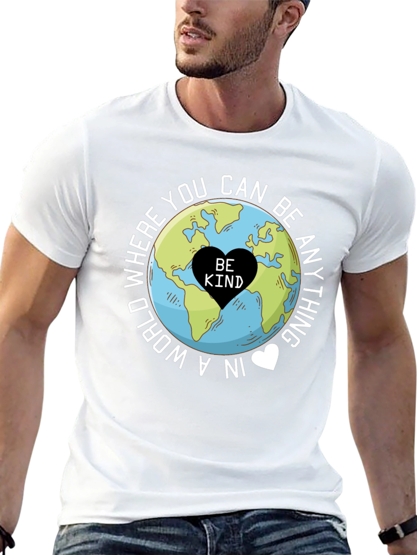 Be Kind Earth Graphic T-Shirt