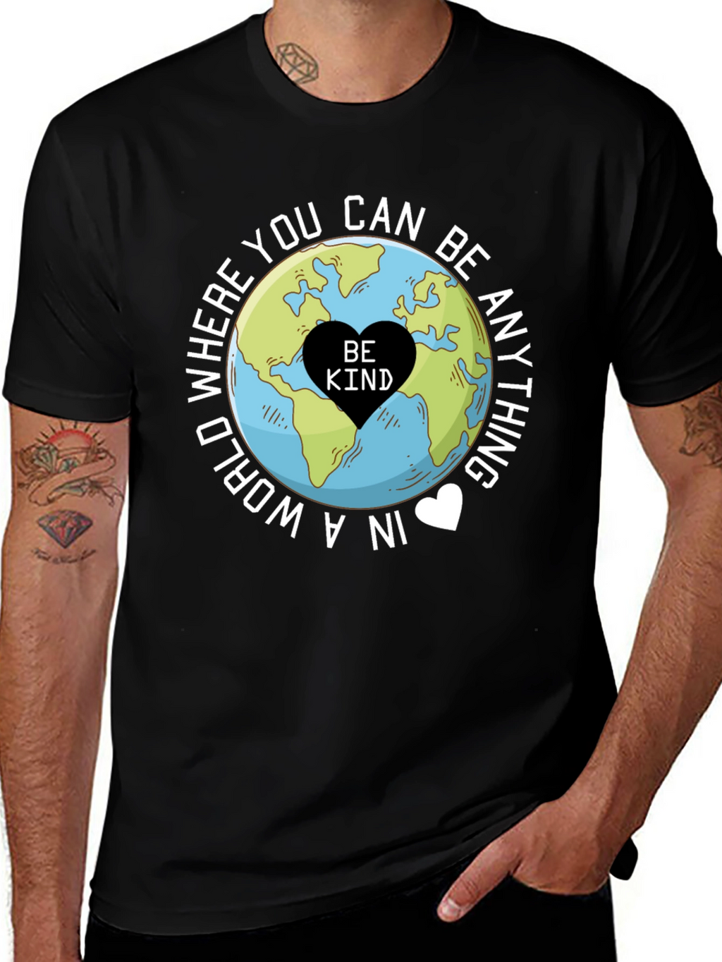 Be Kind Earth Graphic T-Shirt
