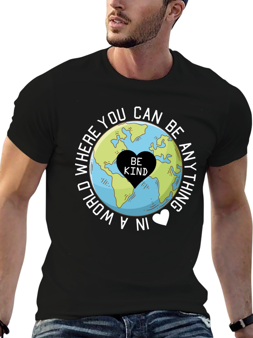 Be Kind Earth Graphic T-Shirt