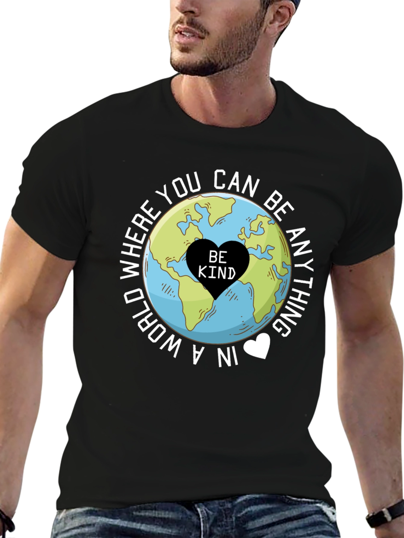 Be Kind Earth Graphic T-Shirt