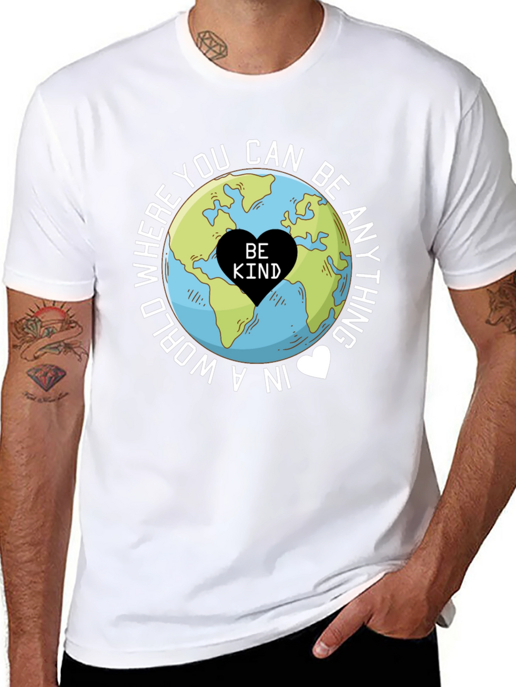 Be Kind Earth Graphic T-Shirt