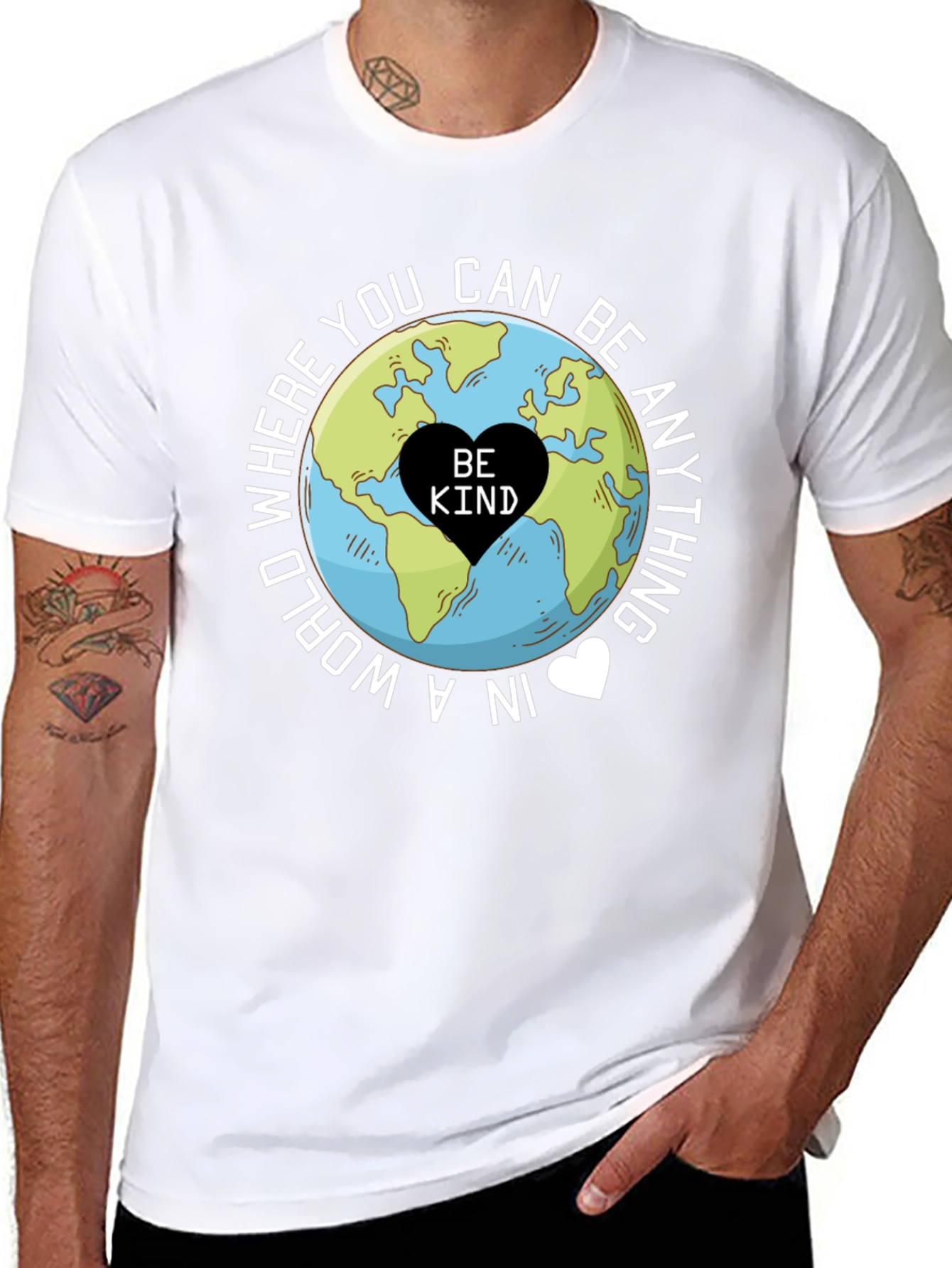 Be Kind Earth Graphic T-Shirt
