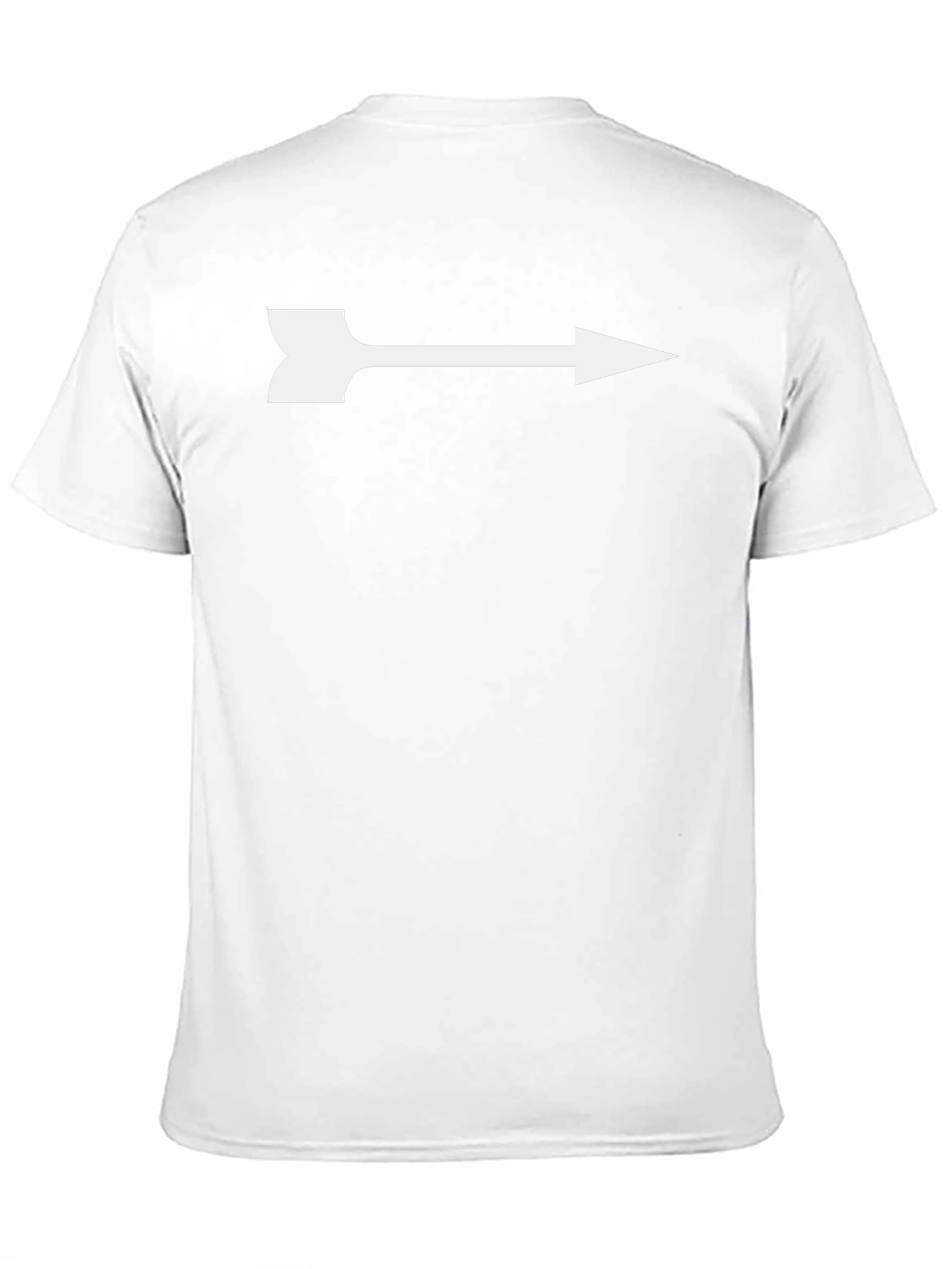 Mens Black Arrow Graphic Tee - Modern Casual Style