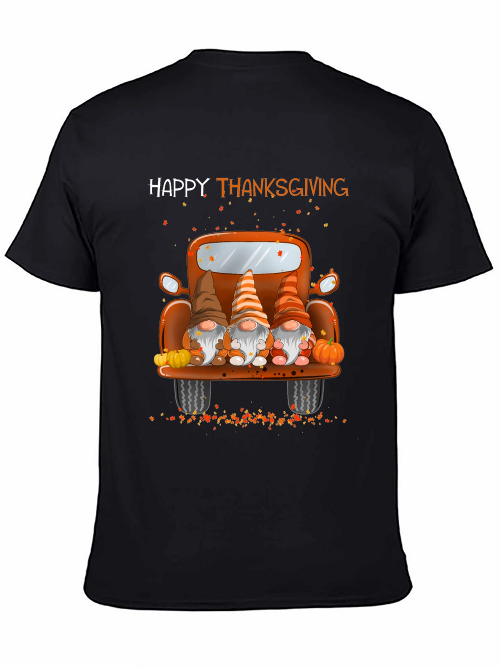 Happy Thanksgiving Gnomes Truck T-Shirt