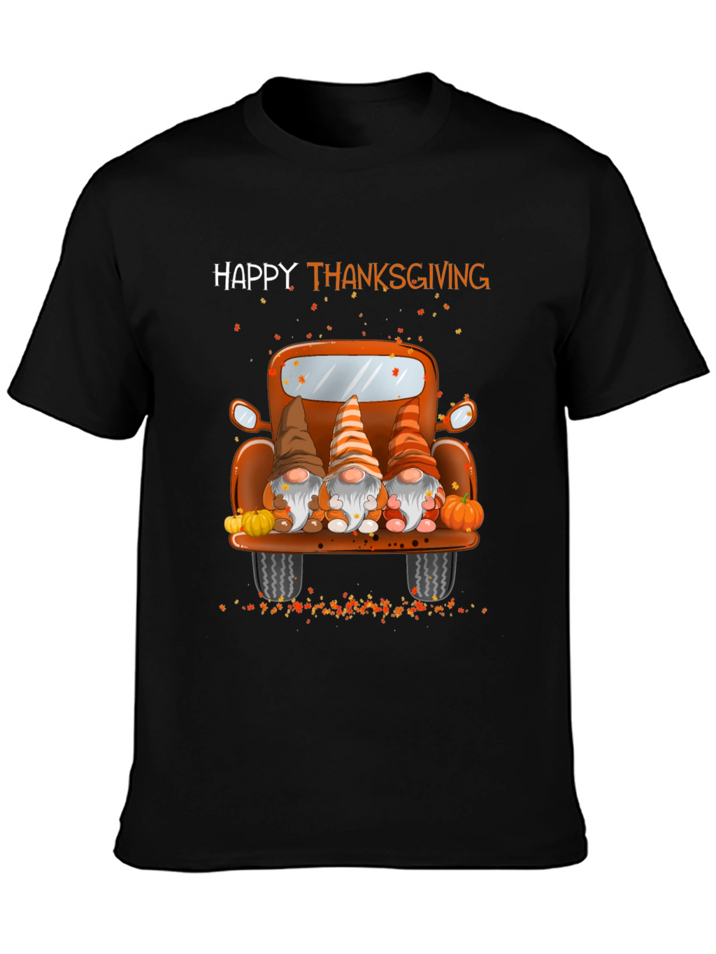 Happy Thanksgiving Gnomes Truck T-Shirt