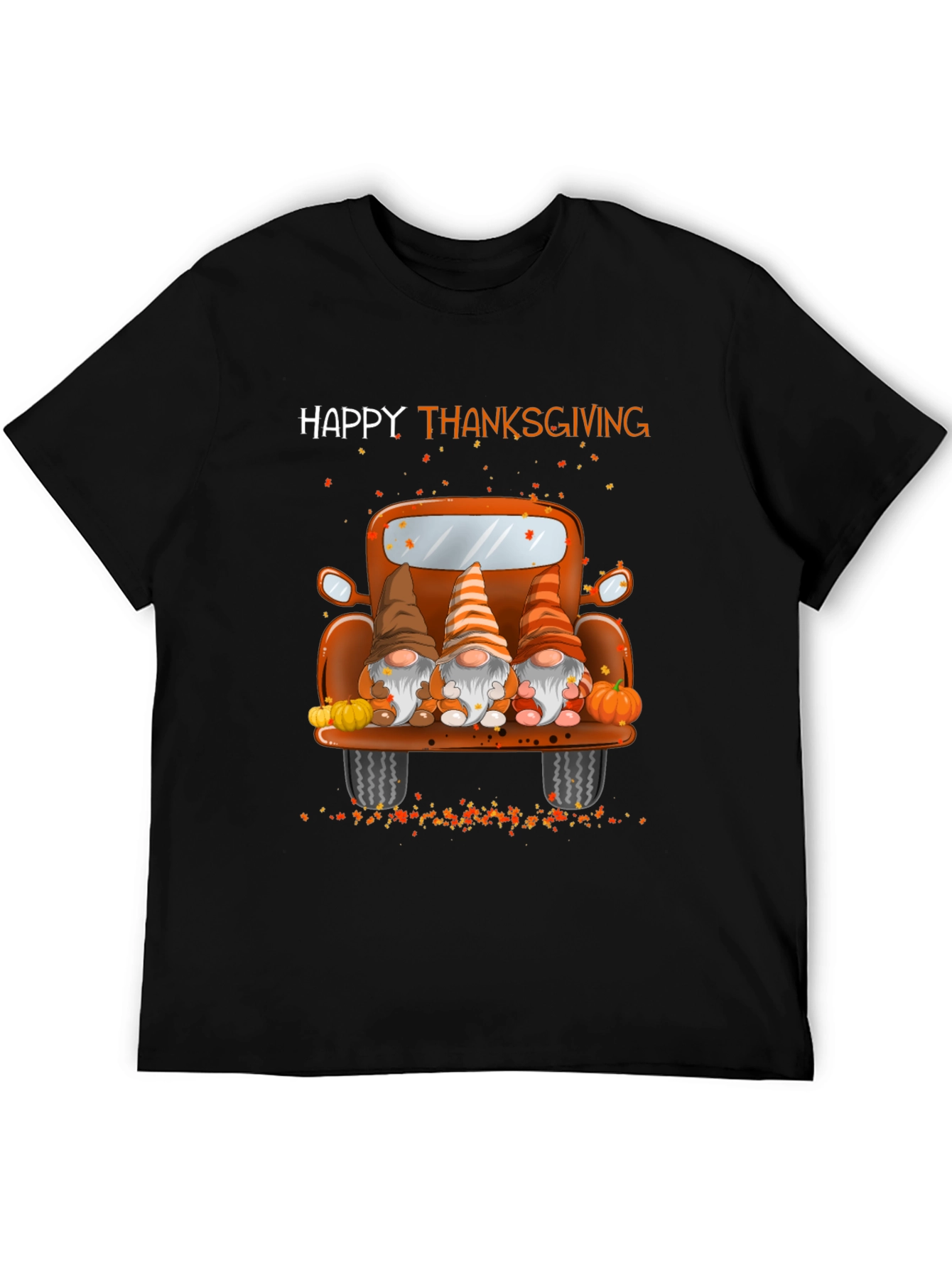 Happy Thanksgiving Gnomes Truck T-Shirt