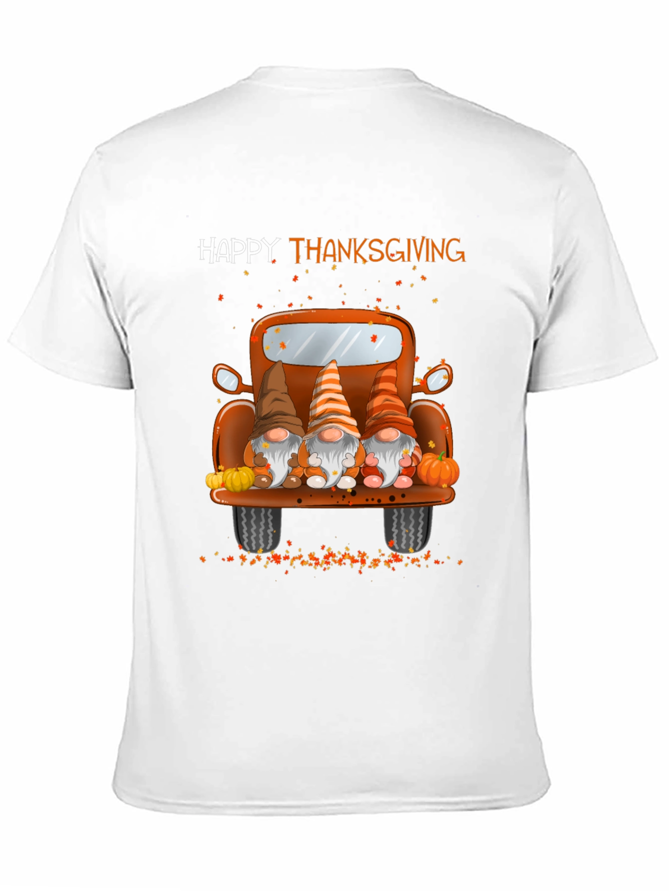 Happy Thanksgiving Gnomes Truck T-Shirt