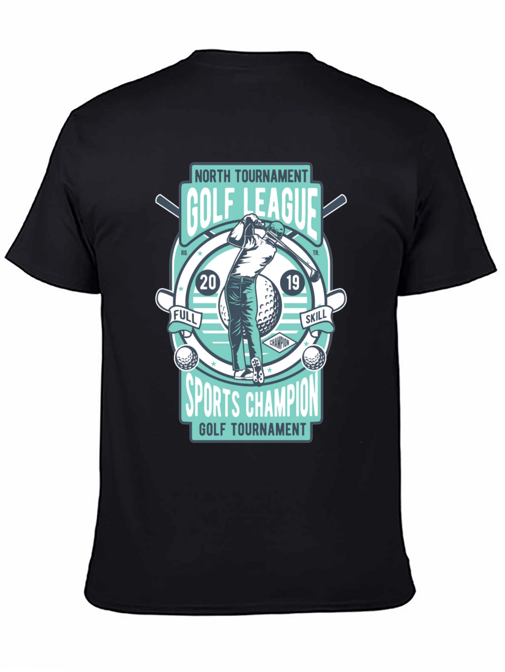 Golf League T-Shirt - North Tournament Champion Tee