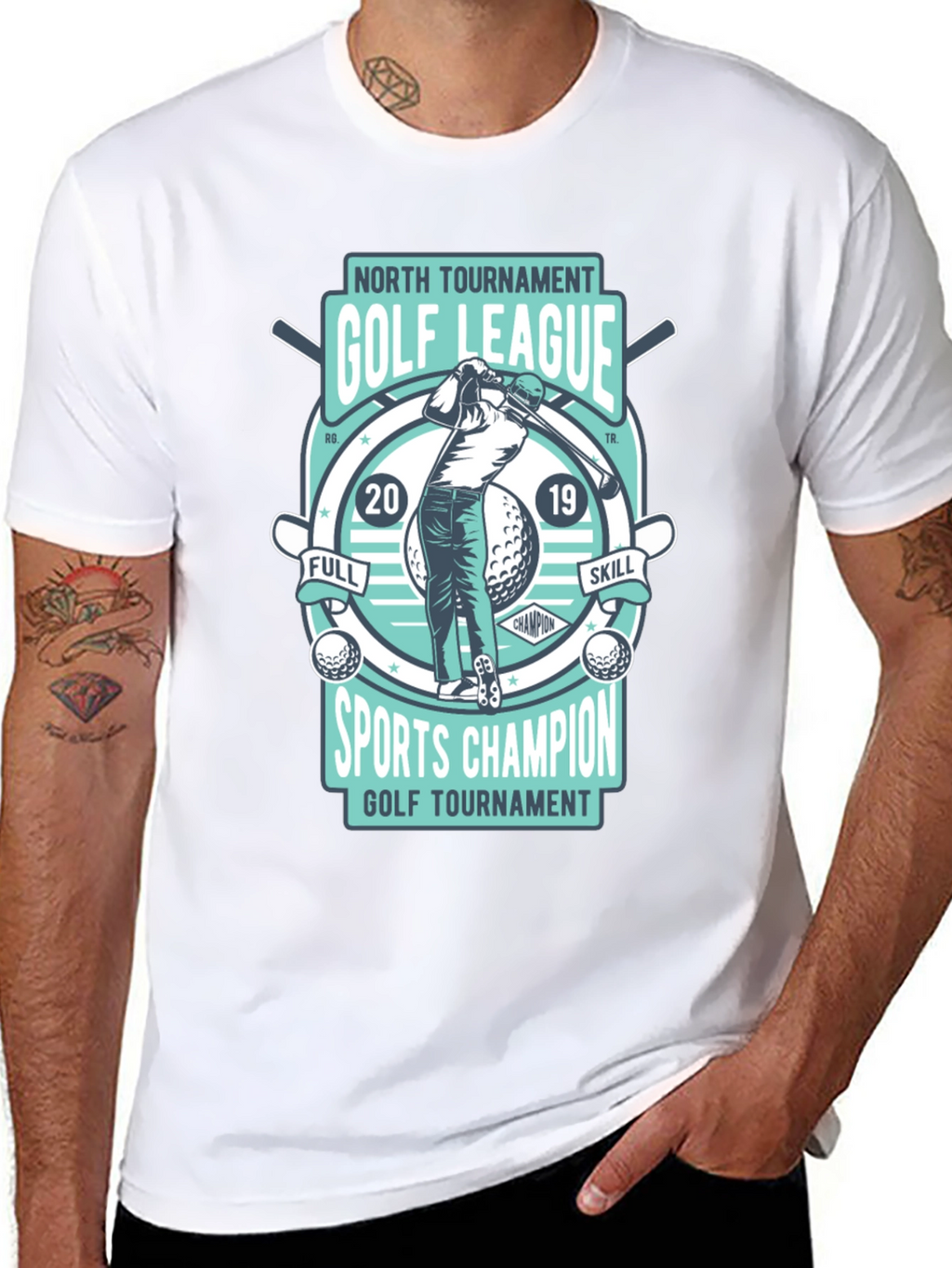 Golf League T-Shirt - North Tournament Champion Tee