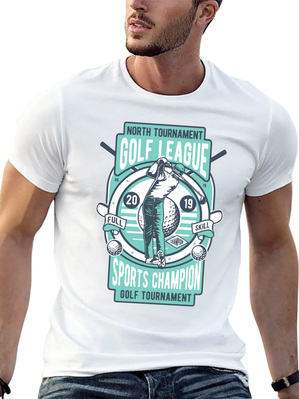 Golf League T-Shirt - North Tournament Champion Tee