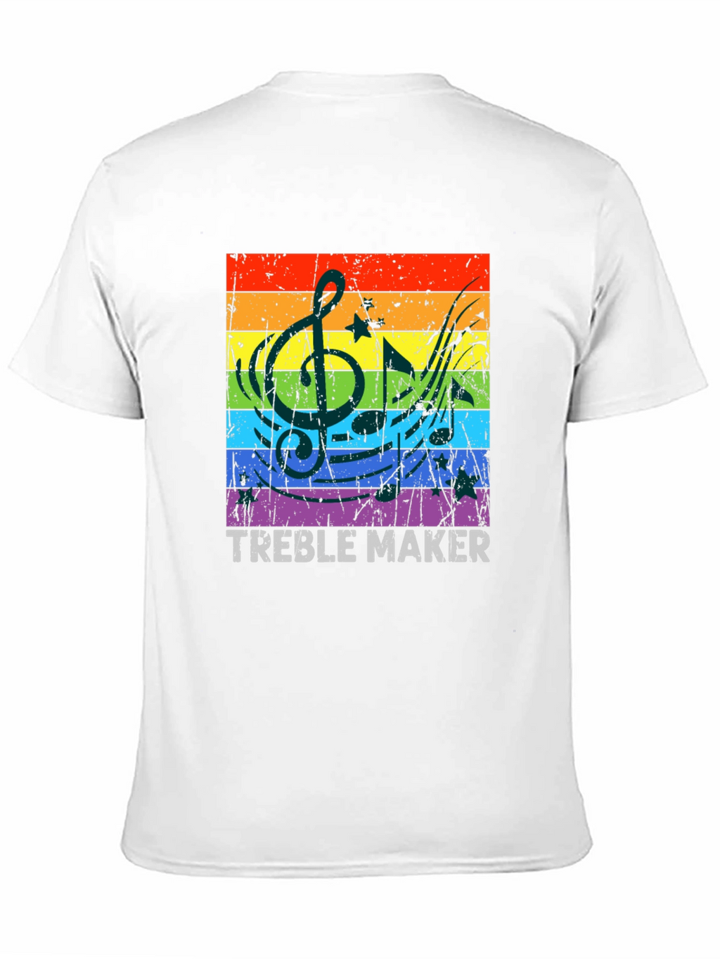 Treble Maker Rainbow Music T-Shirt