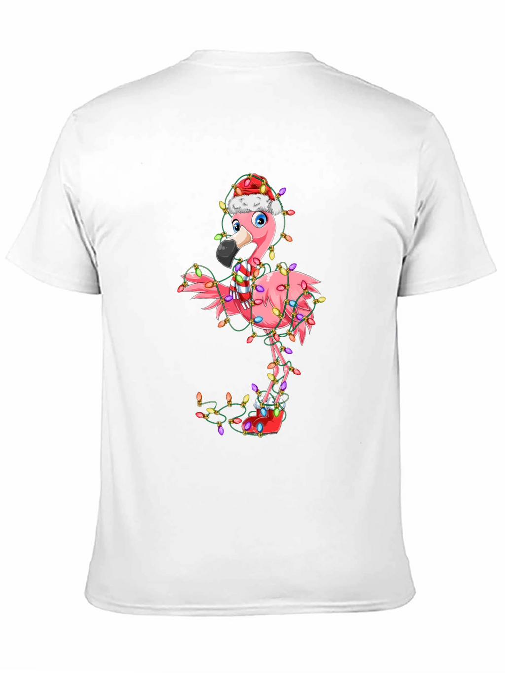Festive Flamingo Holiday T-Shirt