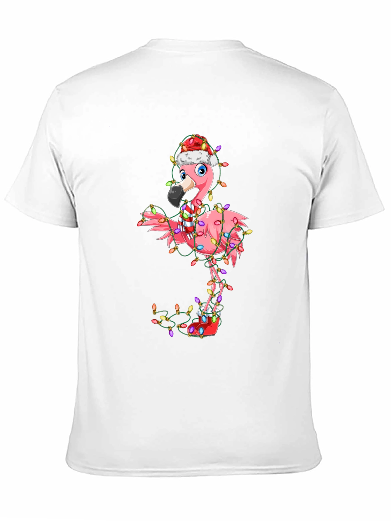 Festive Flamingo Holiday T-Shirt